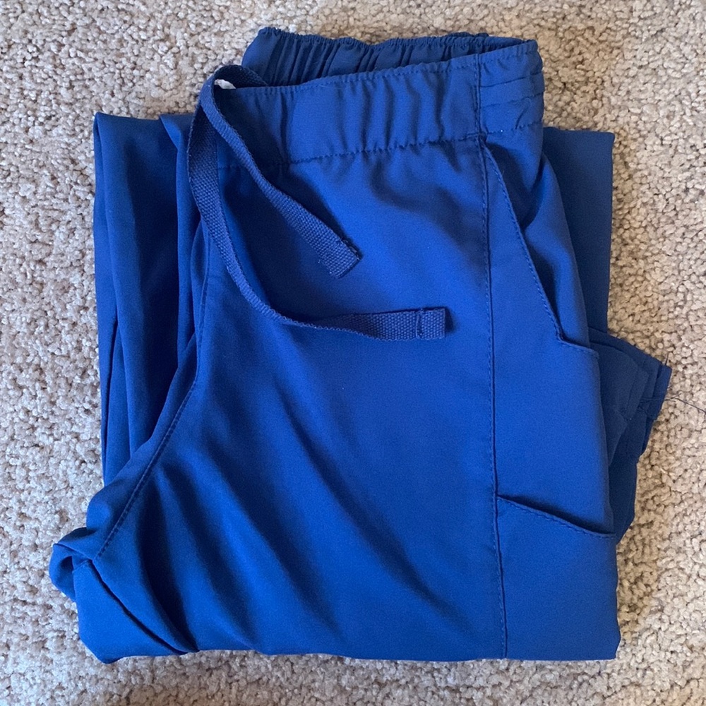 Nursing Blue Scrub Pants XS P